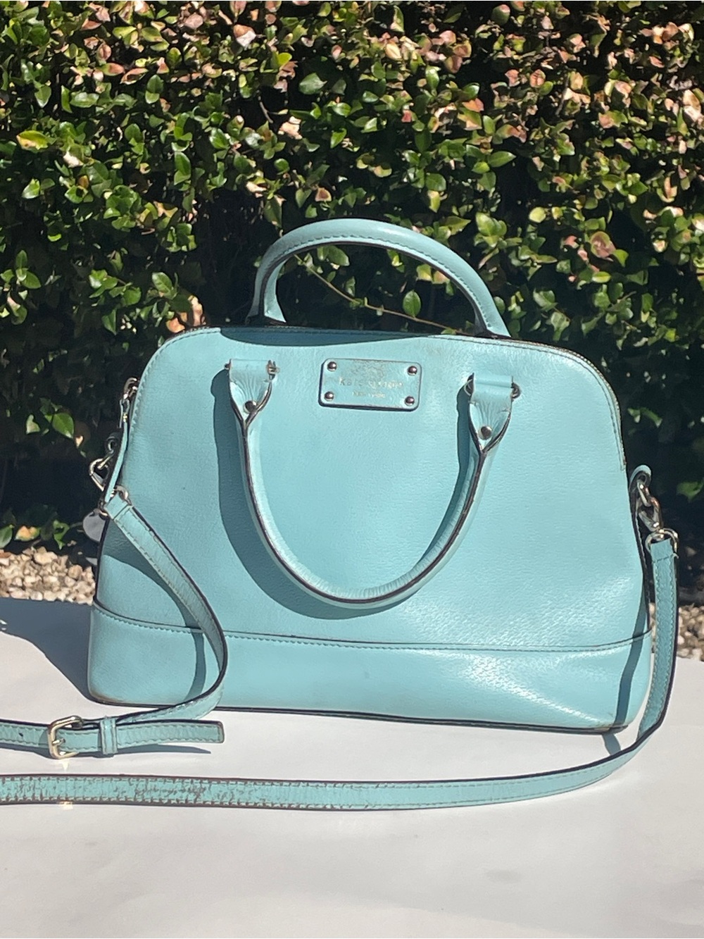 Kate Spade New York Wellesley Small Rachelle Convertible Satchel blue